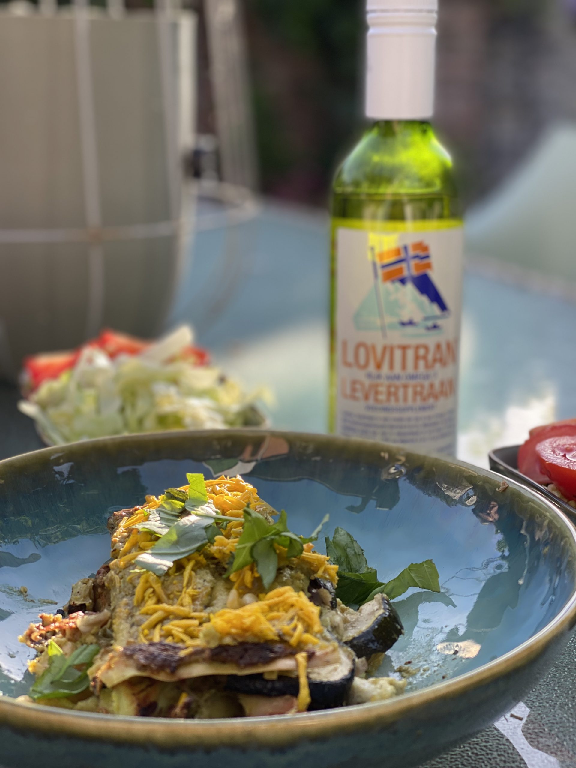 Lasagna met kip en pesto Lovitran® levertraan Rijk aan Omega 3